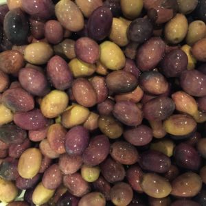 Olives after brining